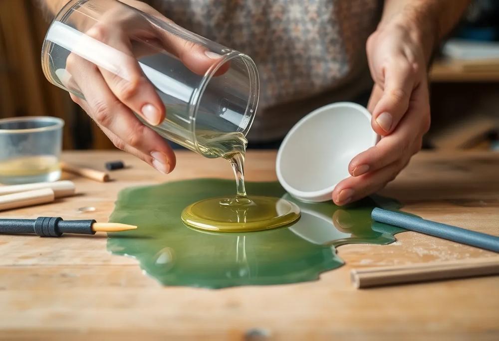 epoxy pouring